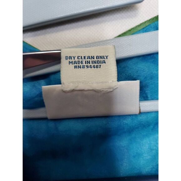 Vintage TravelSmith 100% Silk Artsy Lagenlook Patchwork Embroidered Blouse - Picture 6 of 8